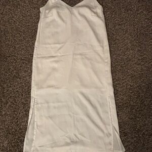 Shinestar Classic White Slip Dress